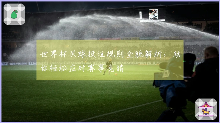 世界杯买球投注规则全貌解析，助你轻松应对赛事竞猜